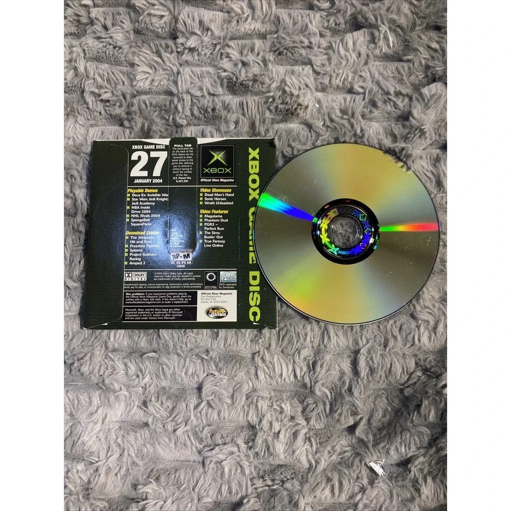 XBOX Magazine Demo Discs - Lot Of  8 Games Quake, King Kong, Final Fantasy, Doom
